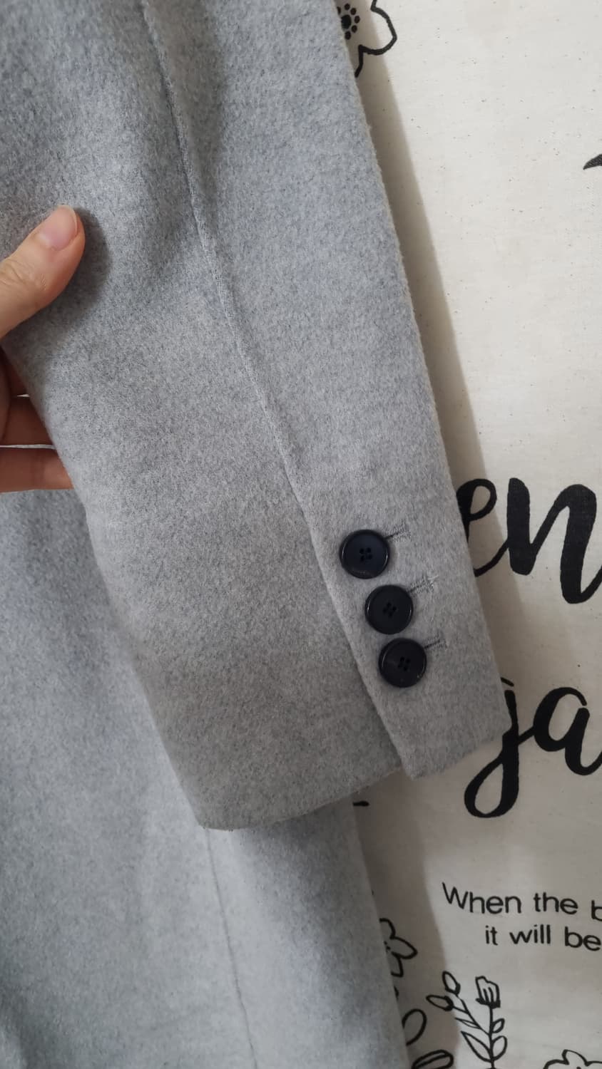 잇미샤 캐시미어 블랜디드 양모 코트 상품이미지9