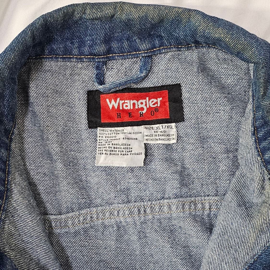 90’s Wrangler HERO 데님 자켓 L017 상품이미지5