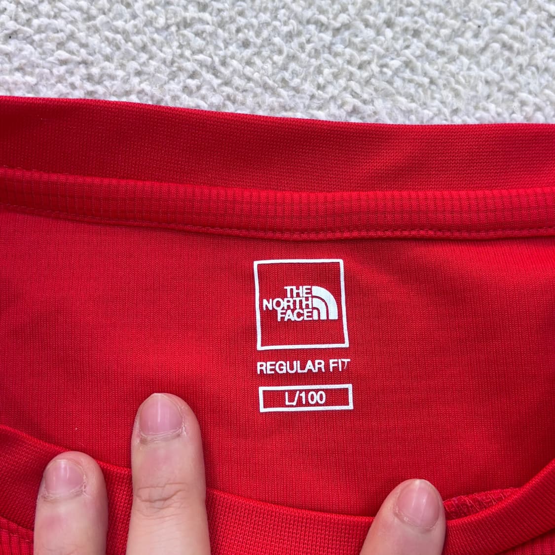 L 노스페이스 레귤러핏 반팔 티셔츠 0408E1 상품이미지3