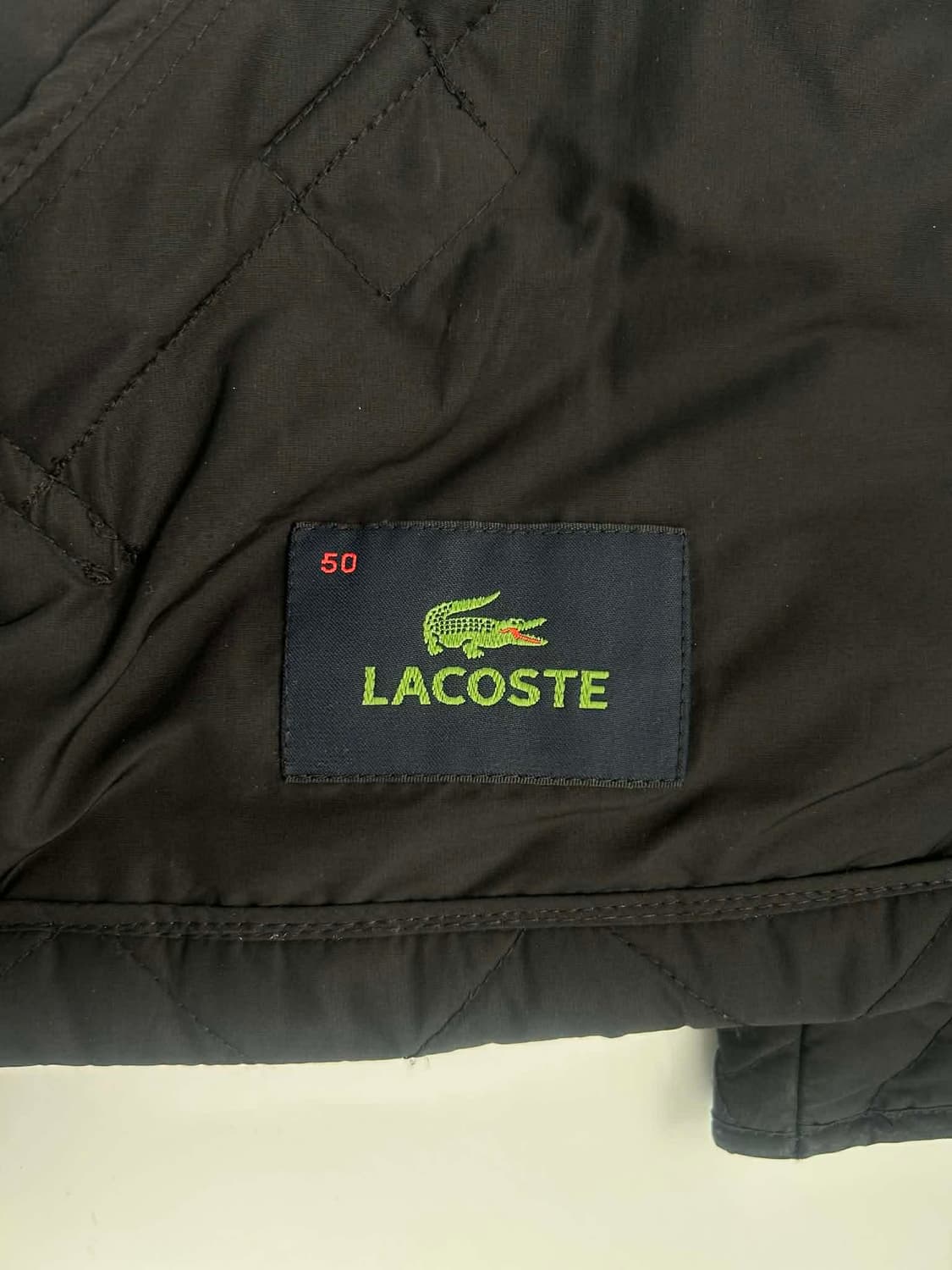 [50] 라코스테 블랙 스냅 퀄팅 자켓 상품이미지3