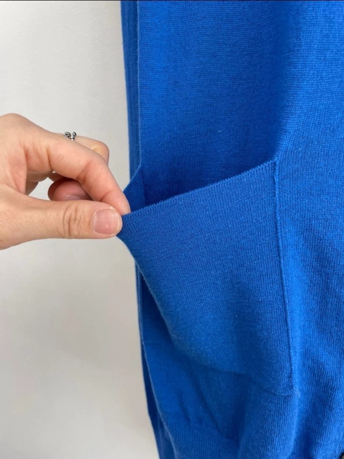 [정품] 미우미우(Miu Miu) 캐시미어 실크 혼방 프릴 가디건 상품이미지4