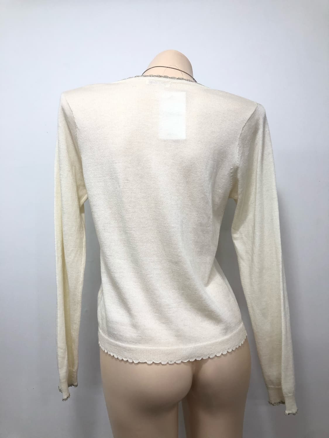 AXES FEMME ivory lace cardigan  상품이미지3