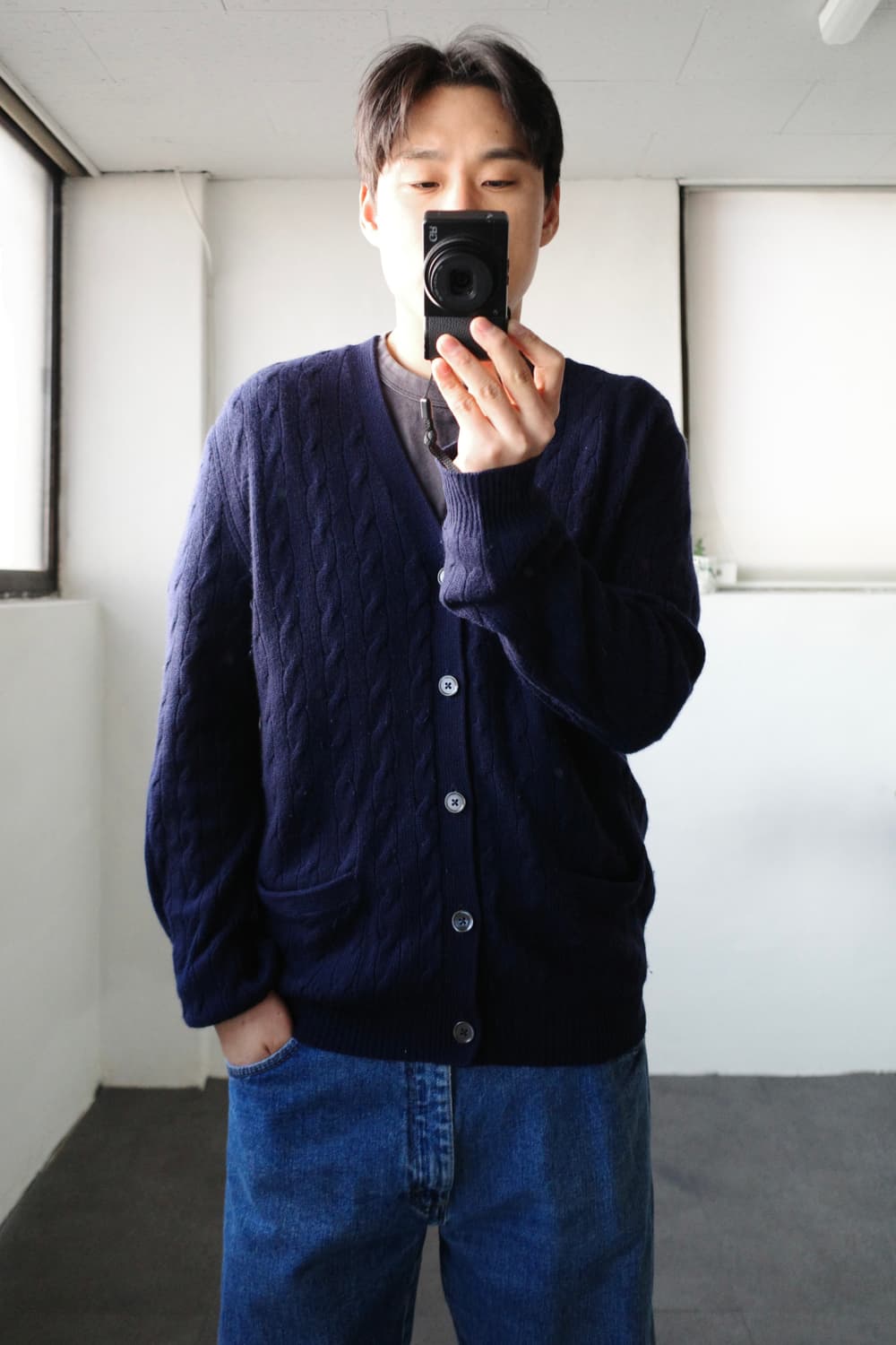 폴로 캐시미어 가디건 상품이미지1