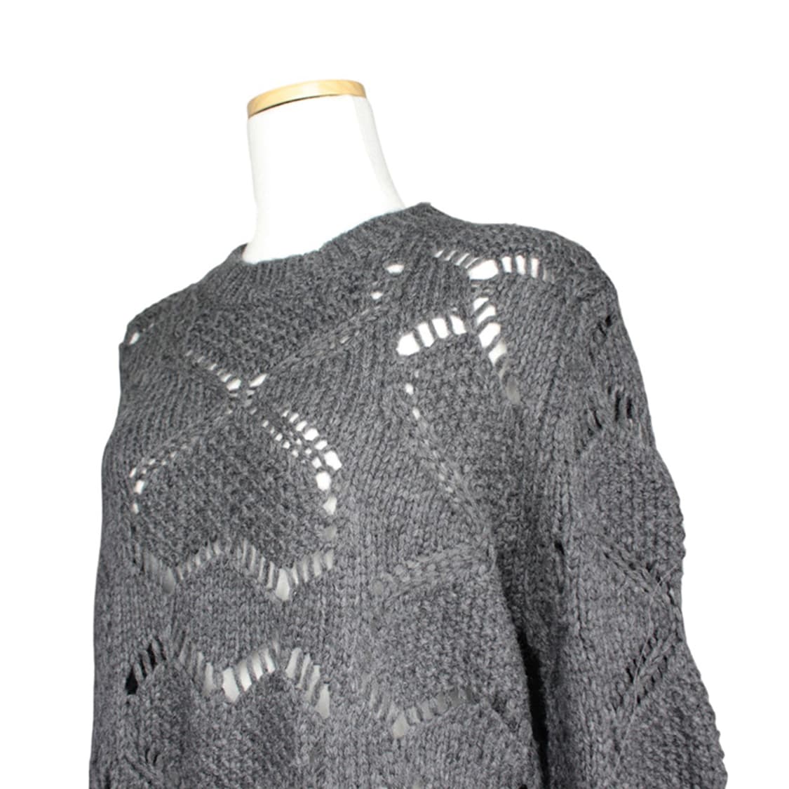 S막스마라 차콜그레이 니트 상의 66 상품이미지4