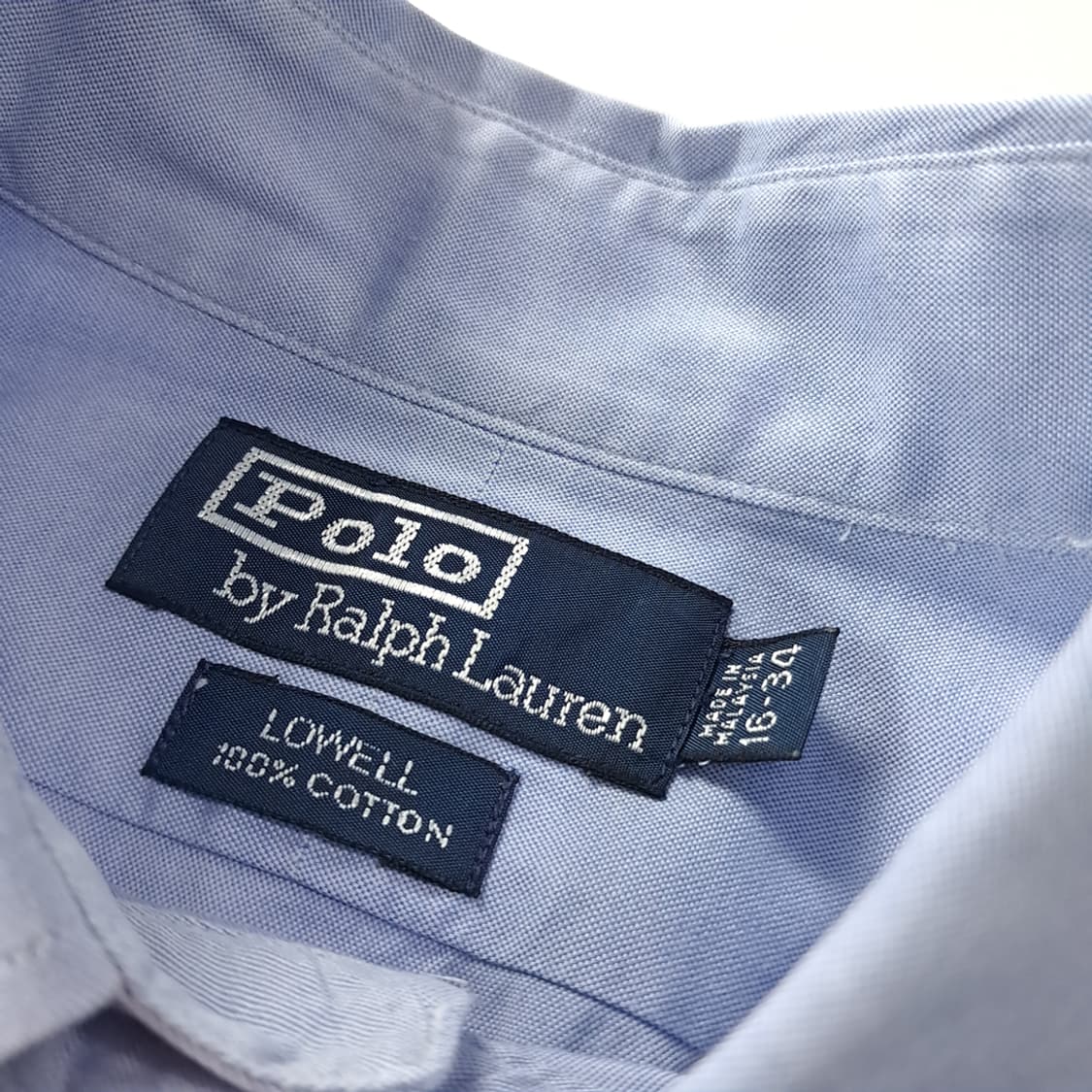 CK264 L 폴로 90s 멀티포니 클래식블루 셔츠 남방 상품이미지3