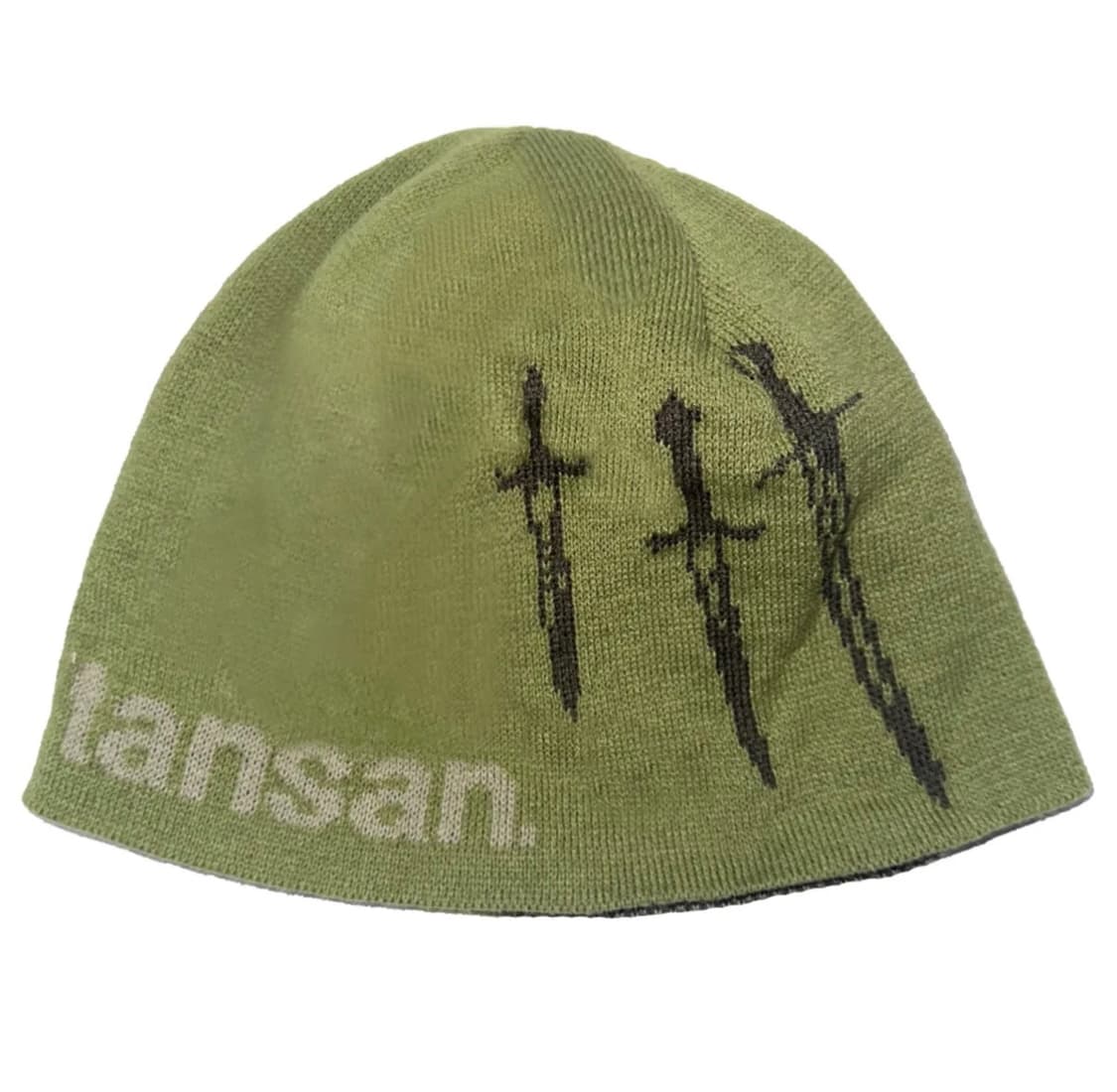 탄산마그네슘 자카드 트리플 나이프 비니 그린 상품이미지1