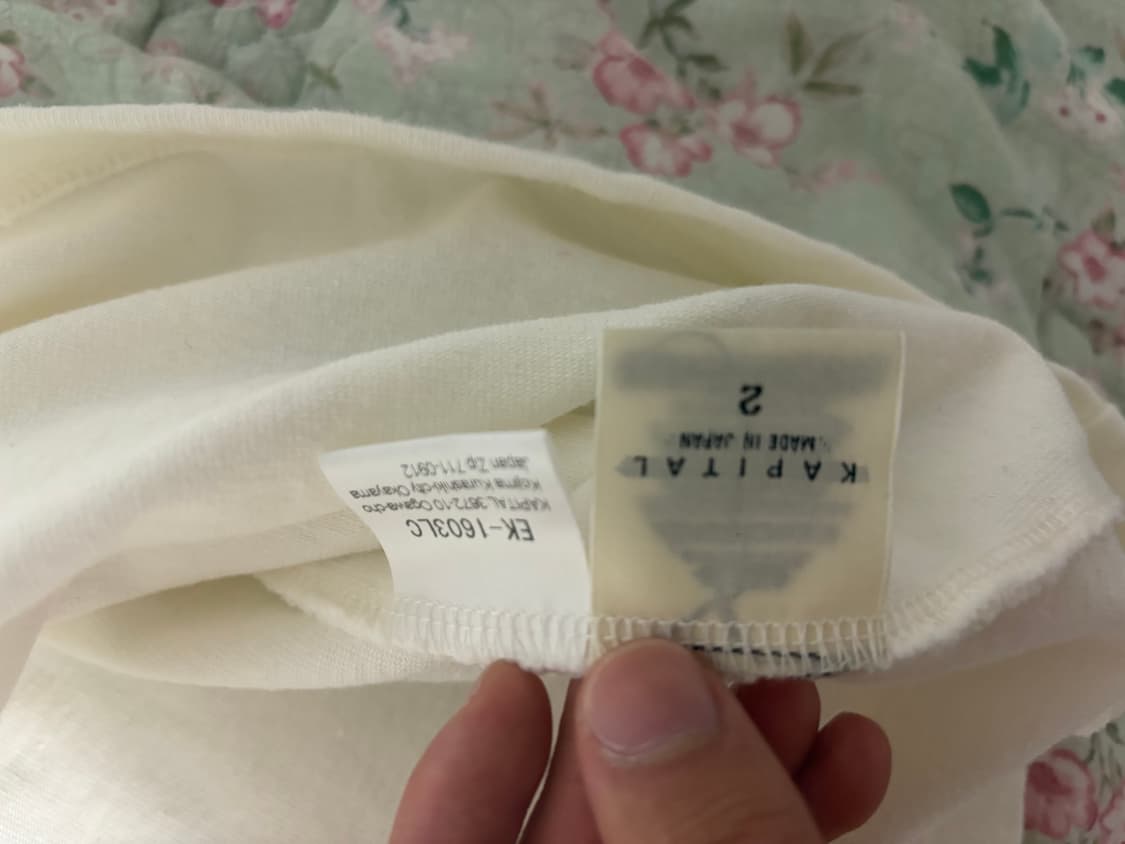 캐피탈 풋볼 스마일 롱슬리브 (2) 사이즈감 100 상품이미지3