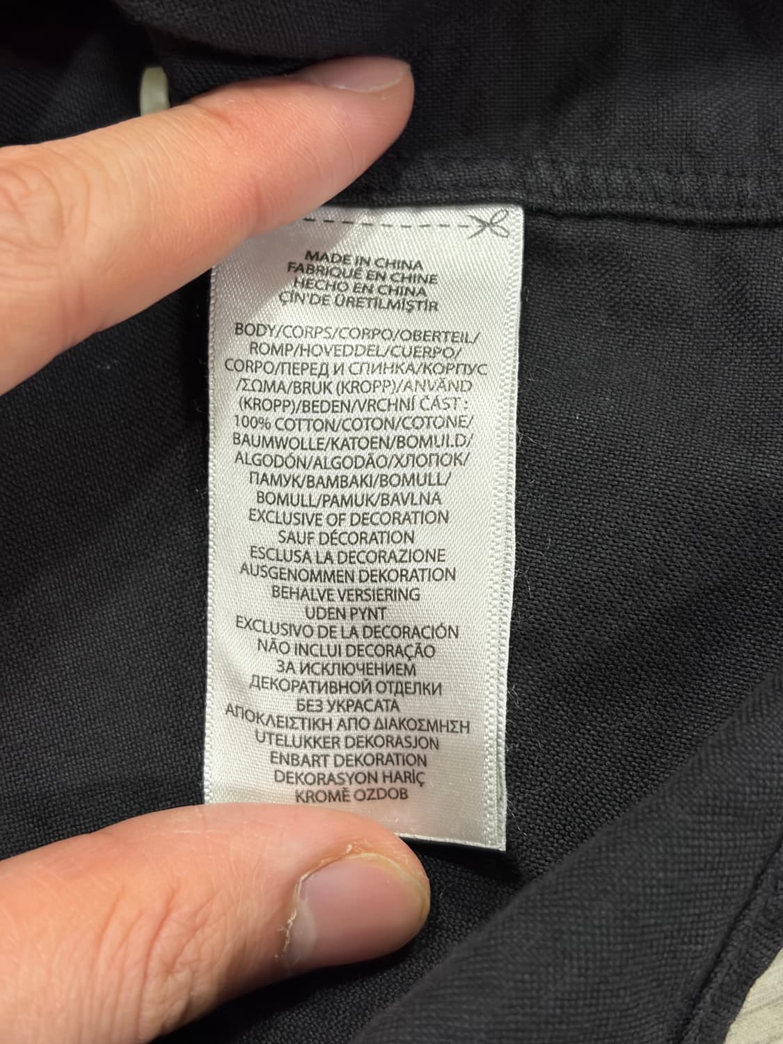 폴로 차이나카라 셔츠 M 상품이미지3