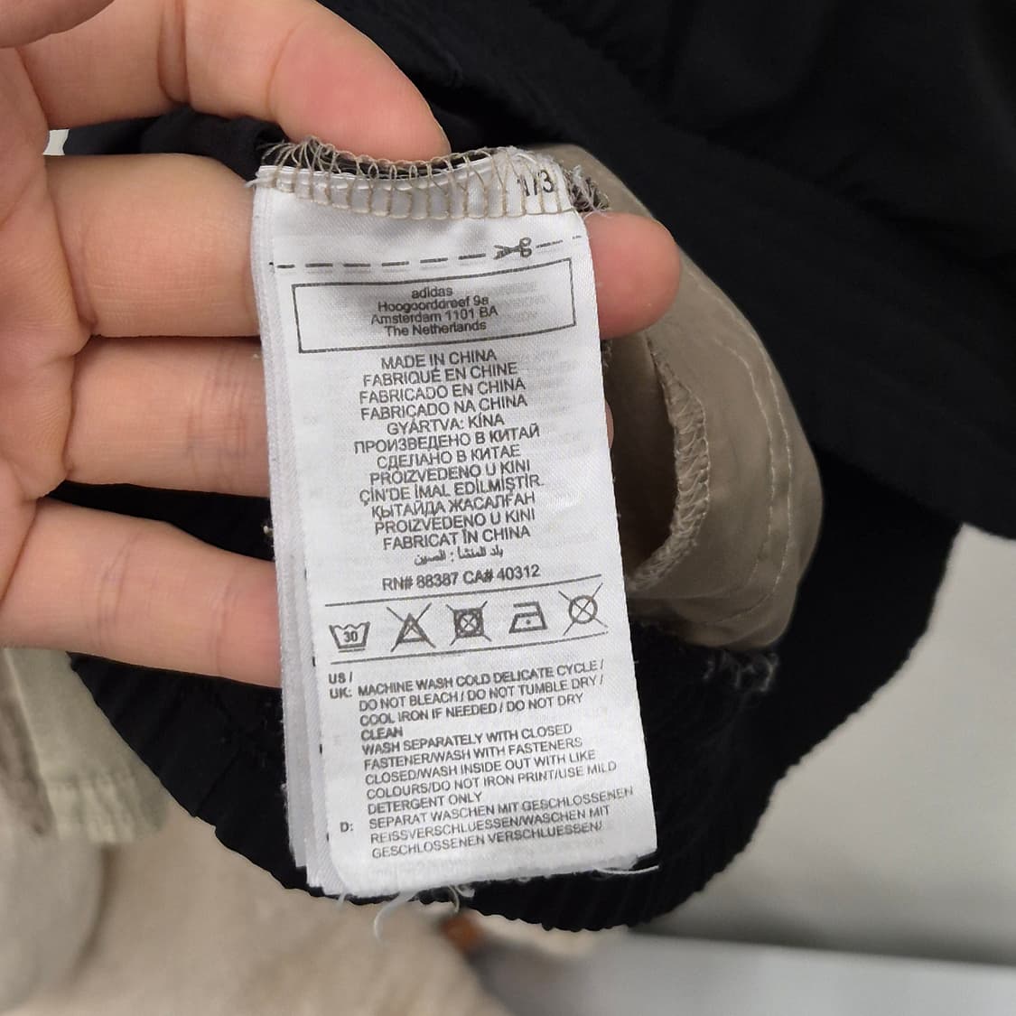 아디다스 올드스쿨 바람막이 2XL 상품이미지4