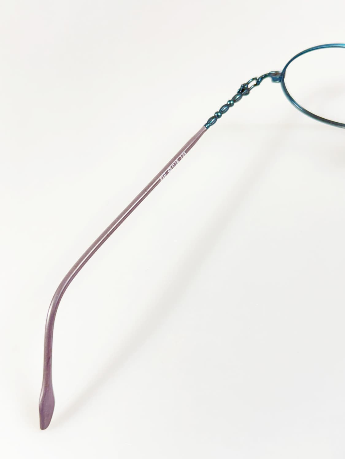 90s Partner 틸 블루 슬림 오벌 메탈 빈티지 안경 상품이미지7