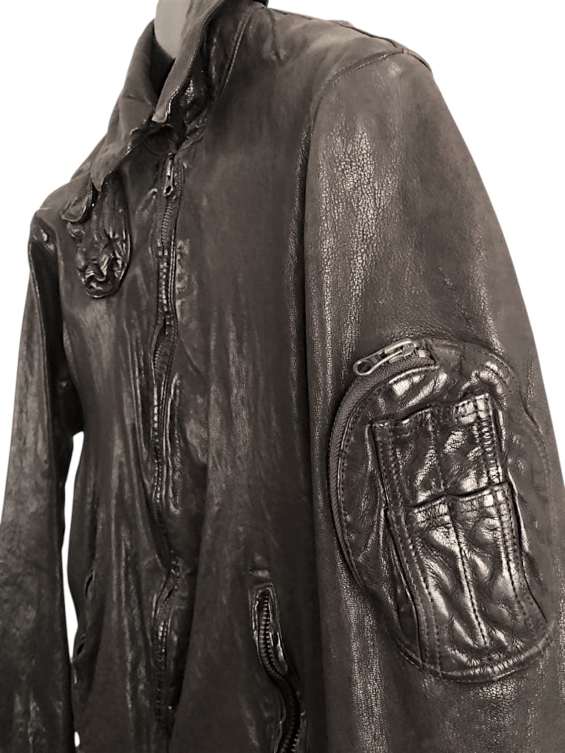 사쥬드크레 램스킨 시보 싱글 라이더 자켓 상품이미지5