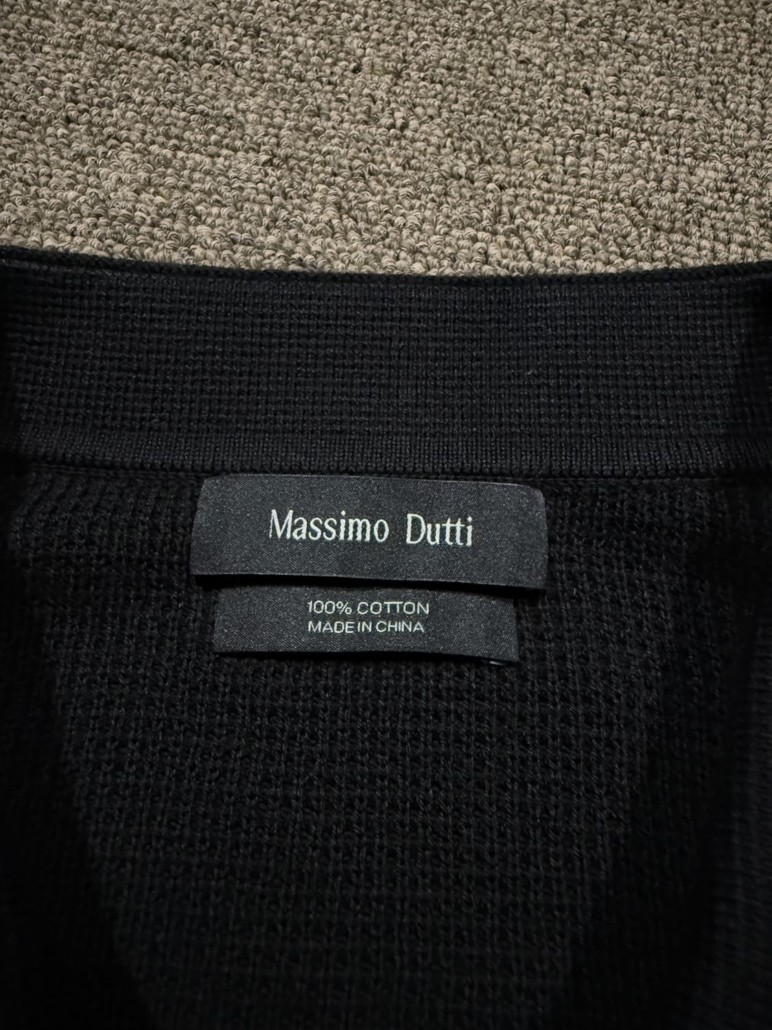 Massimo Dutti 마시모두띠 오픈카라 니트 카라티 상품이미지3