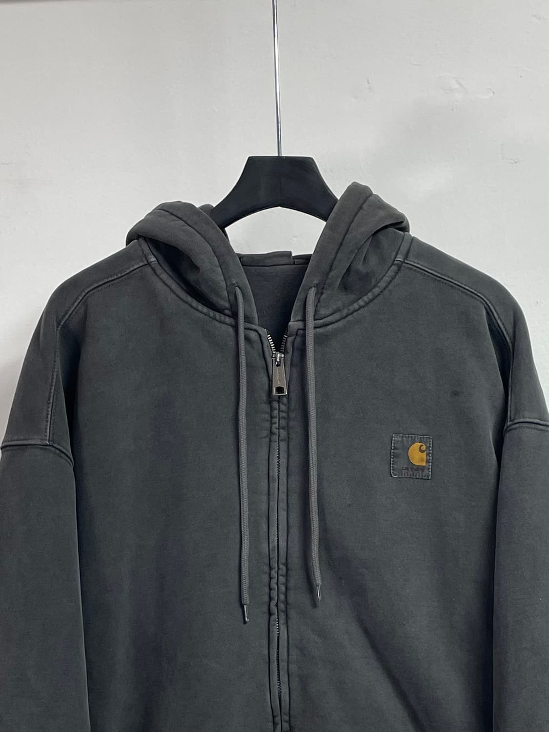 칼하트 웍스아웃 피그먼트 워싱 헤비 스웻 후드집업 (on.93)   상품이미지2