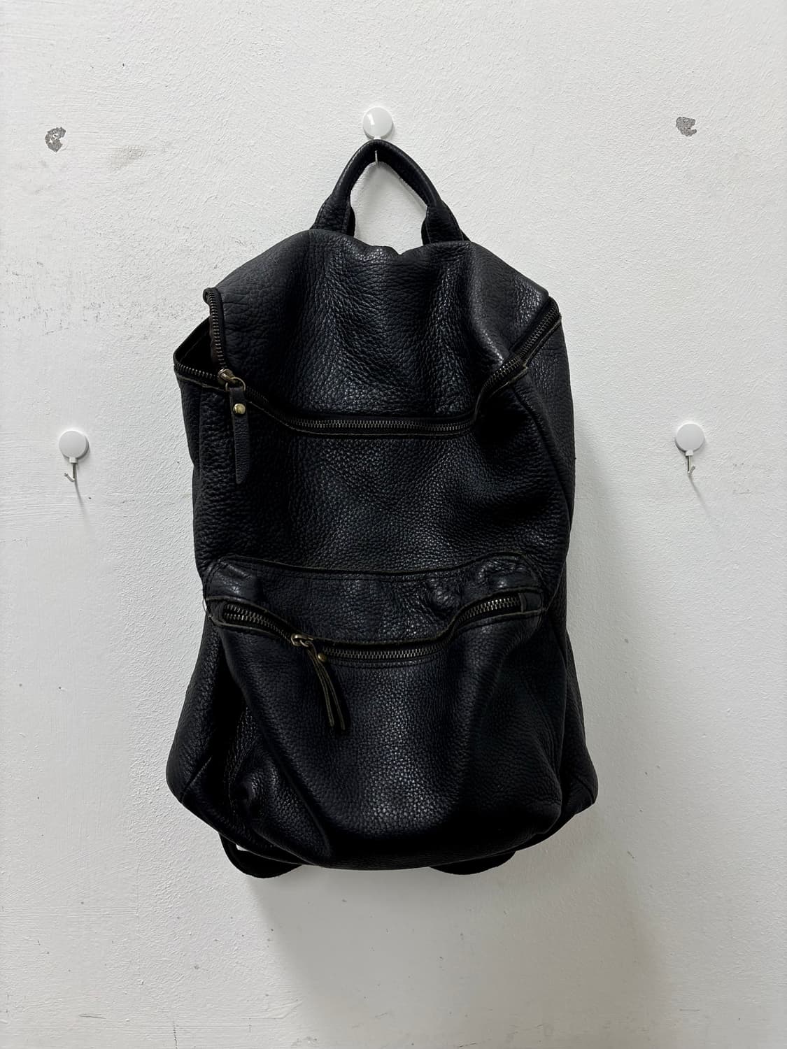 “Vintage” Black Y2K Leather Bag 상품이미지1