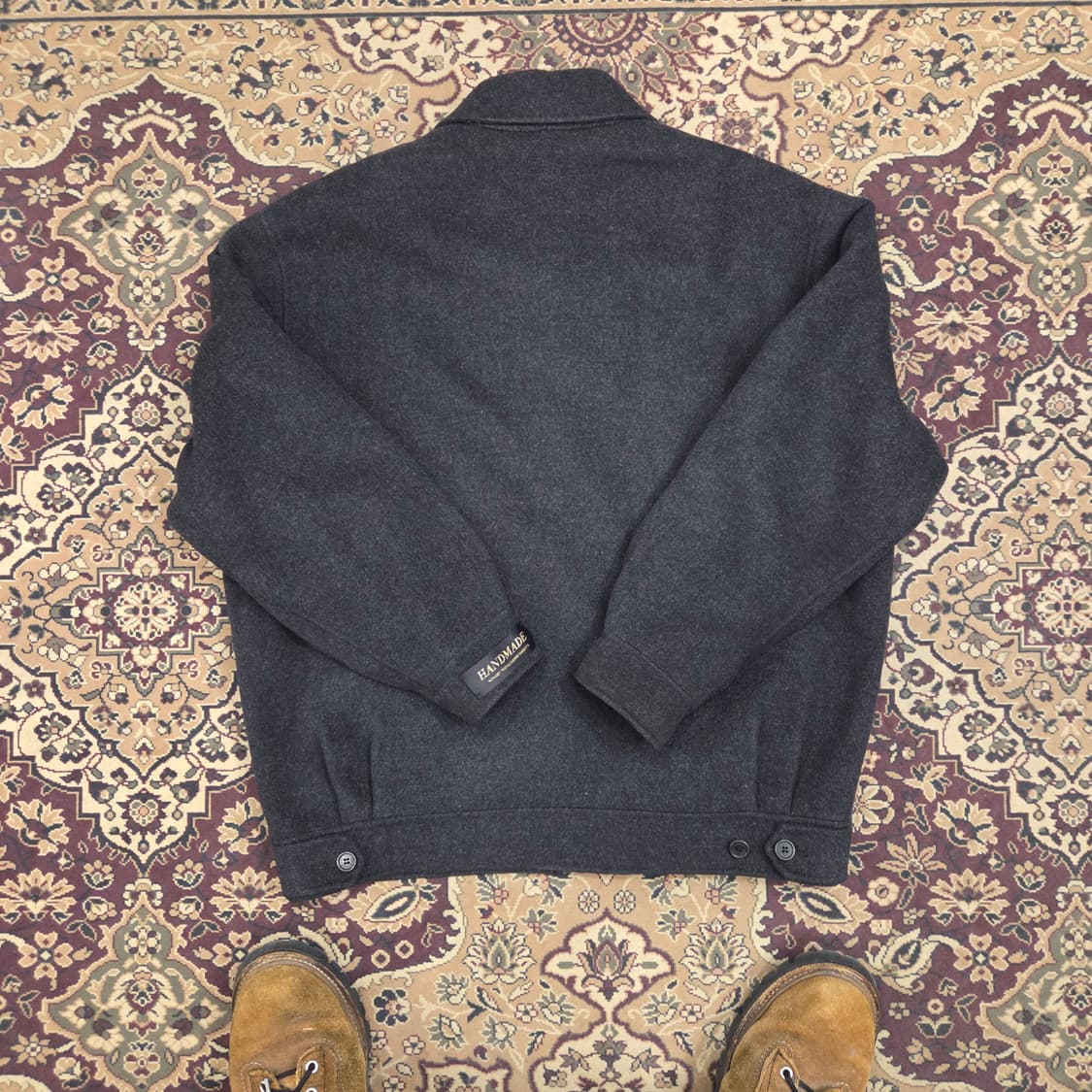 입생로랑 뿌르옴므 울 블루종 차콜 울자켓 울 스윙탑 스윙톱  상품이미지2