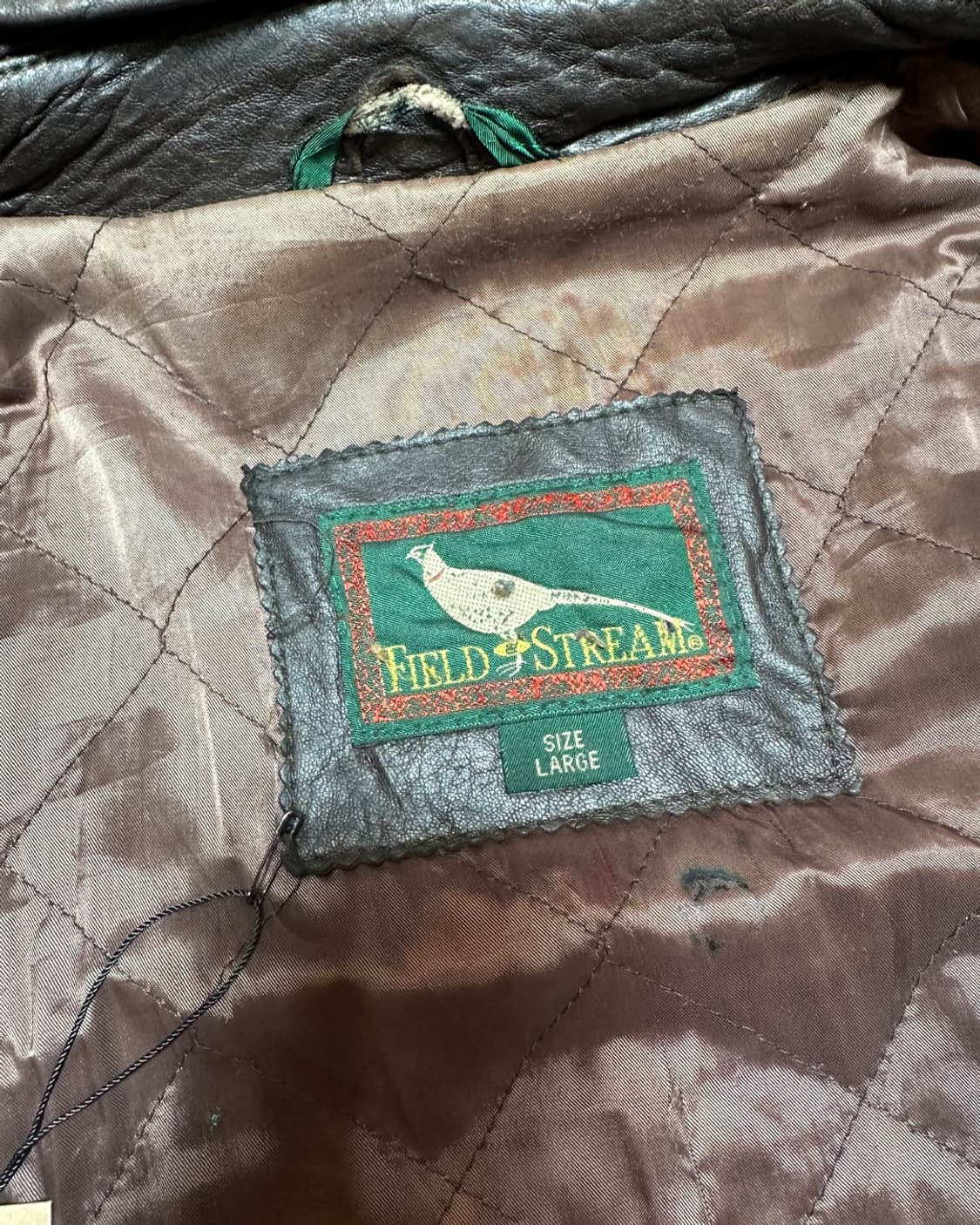 Field&Stream 헤비 리얼 레더 A-2 플라이트 자켓 상품이미지9