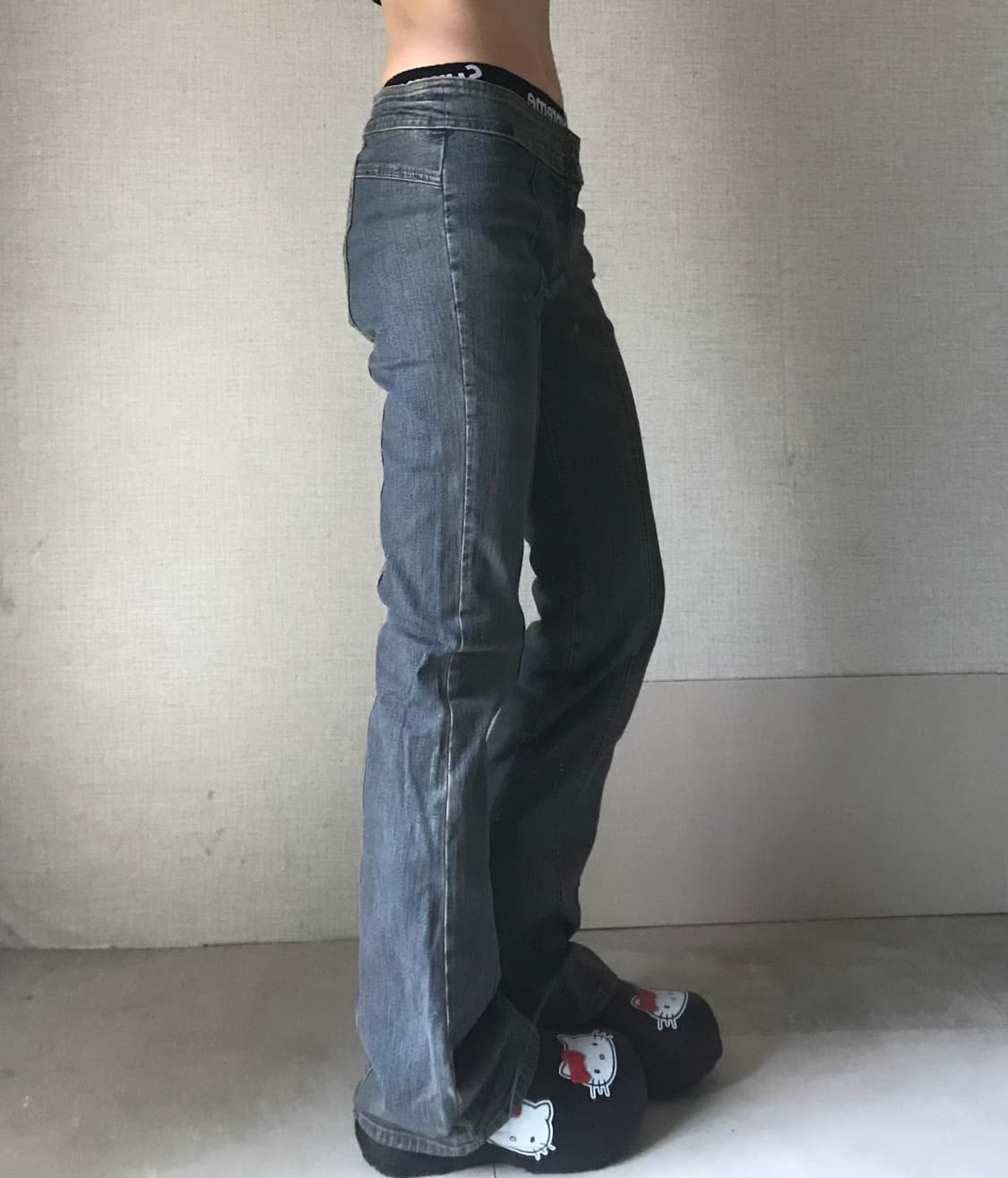 빈티지 슬림부츠컷 데님팬츠 상품이미지3