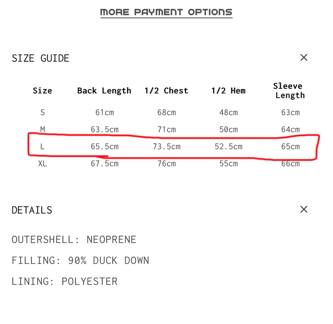 [새제품/L] HWASAN Teletubbie Bubble 패딩 상품이미지10