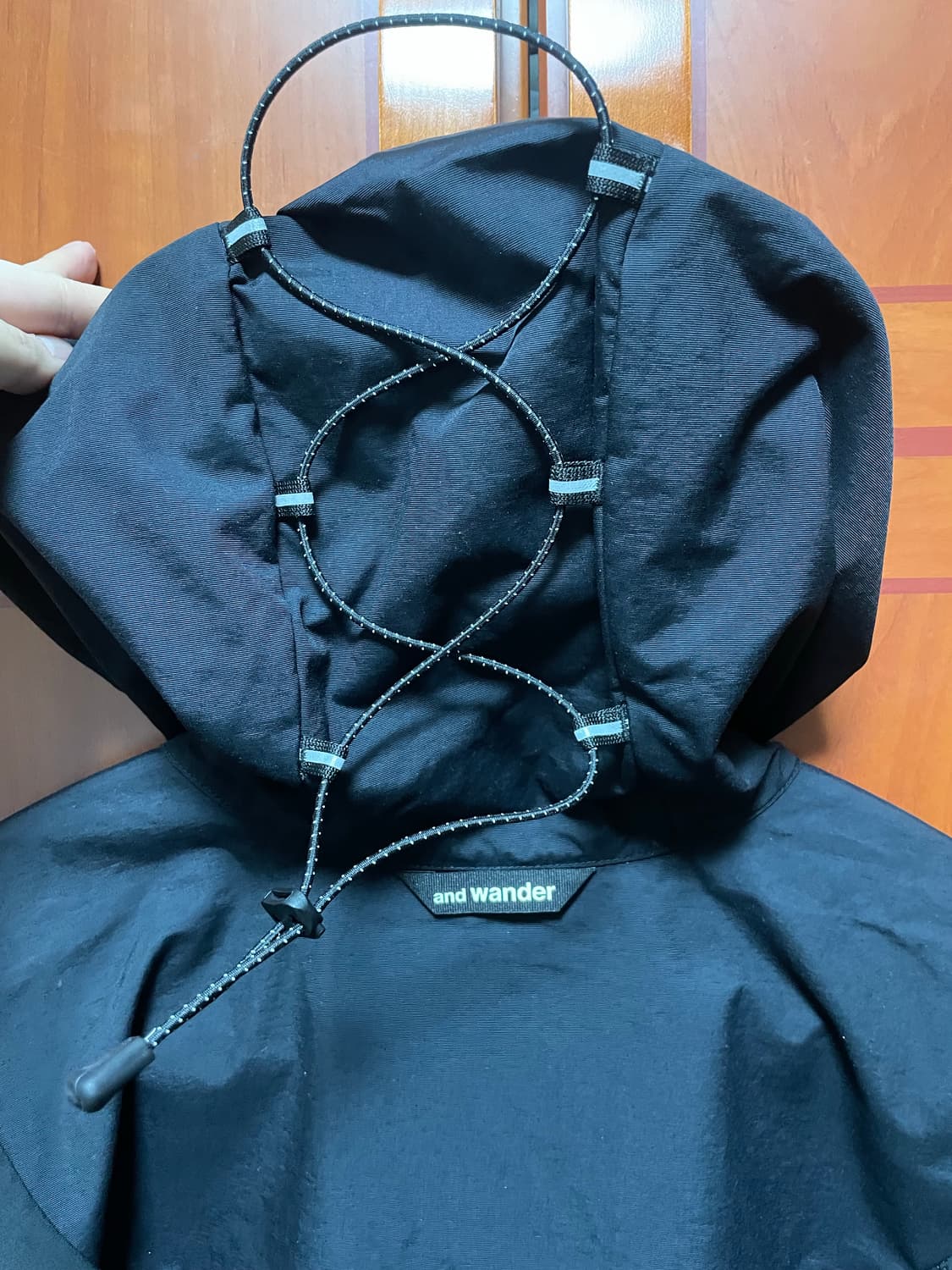 앤드원더 스트레치 쉘 자켓 블랙 M 상품이미지4