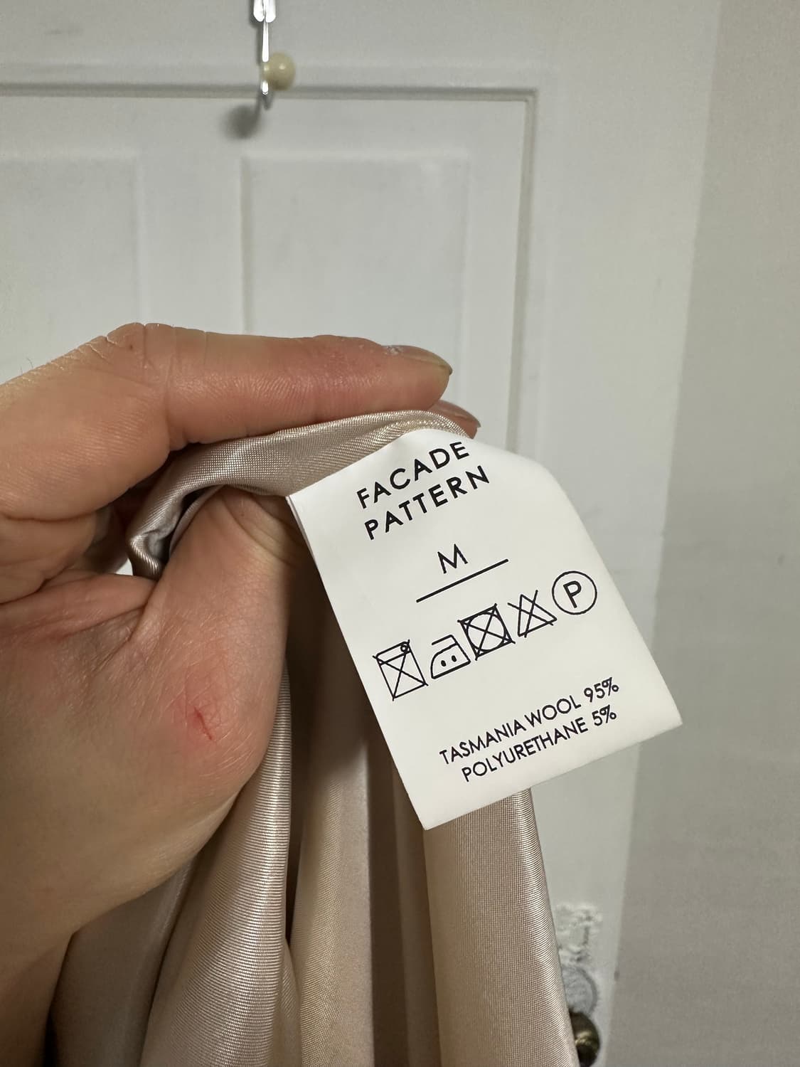 파사트패턴 오버핏 멜란지 울 자켓 상품이미지5