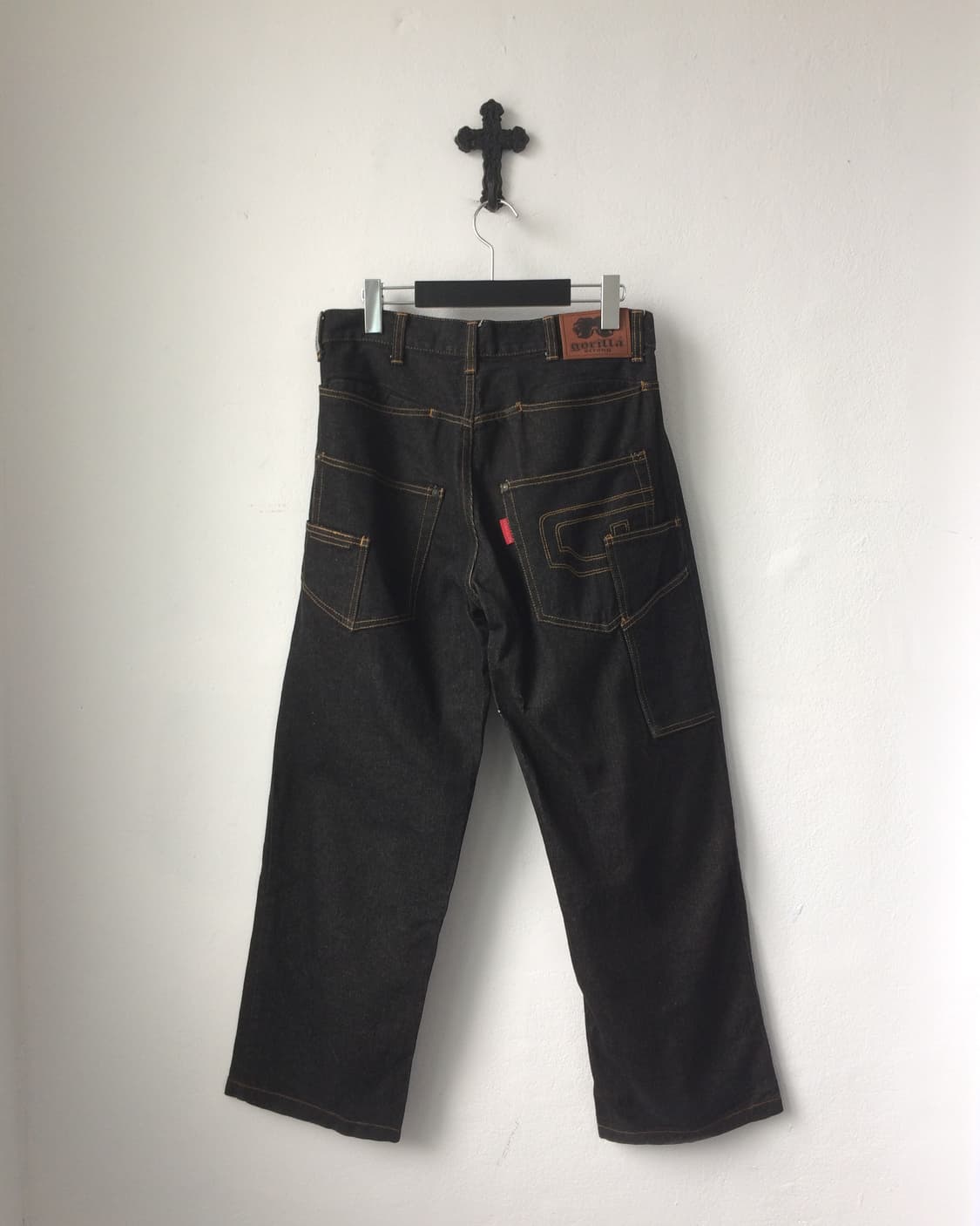 Back pocket point denim pants 상품이미지3