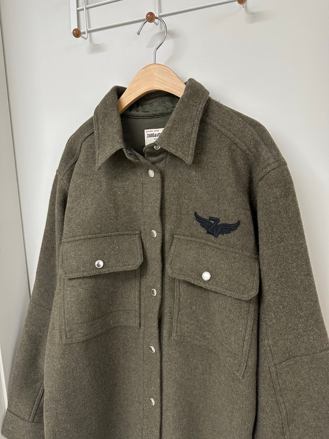 (작년구매) 자딕앤볼테르 벨티드 울 자켓 (55-66) 상품이미지6