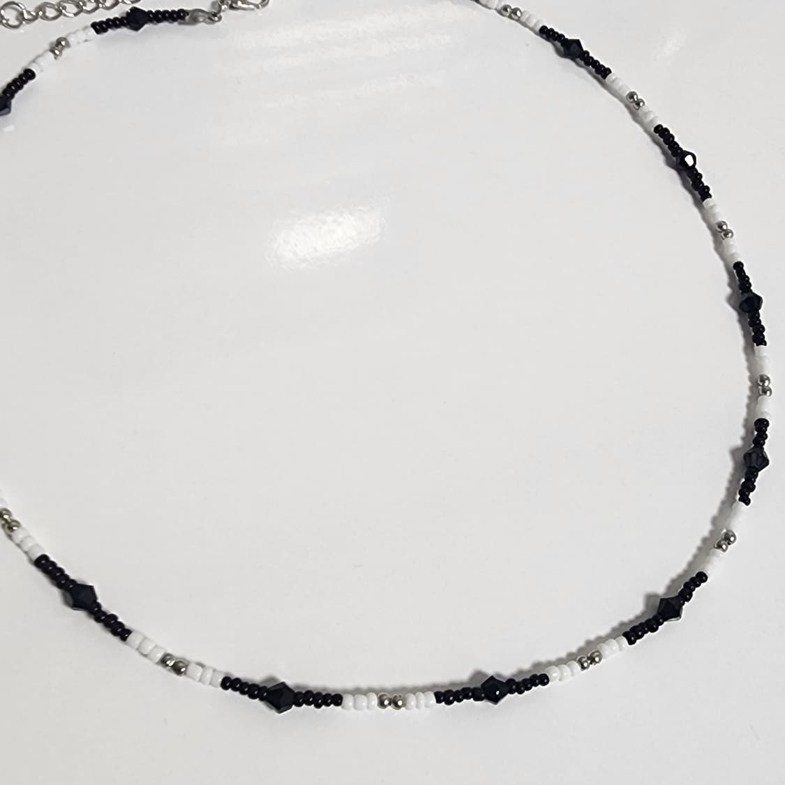 남자 흰검 목걸이 상품이미지3