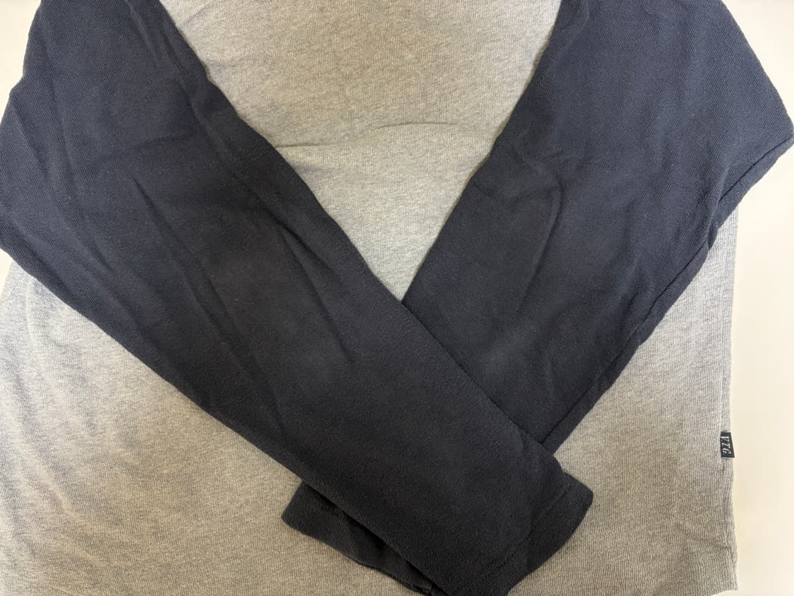 해칭룸 래글런 티 블루차콜/멜란지 그레이 2(S) 사이즈 상품이미지7