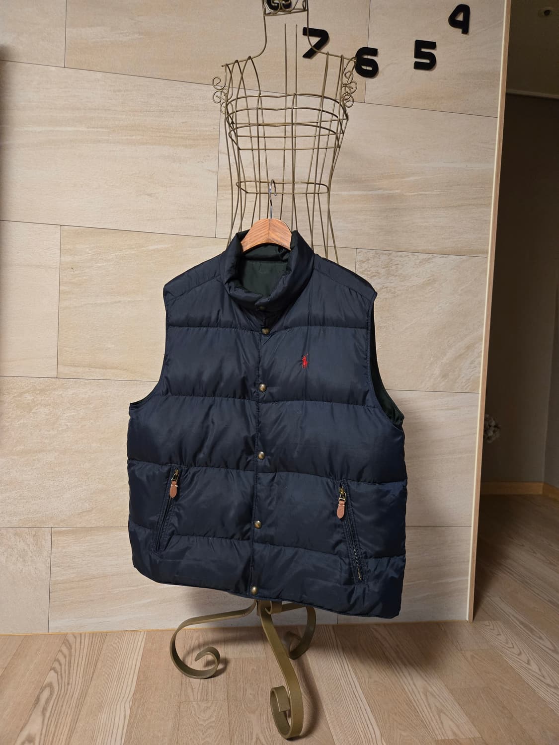 [XL] 폴로랄프로렌 남성 양면 덕다운 패딩 상품이미지2