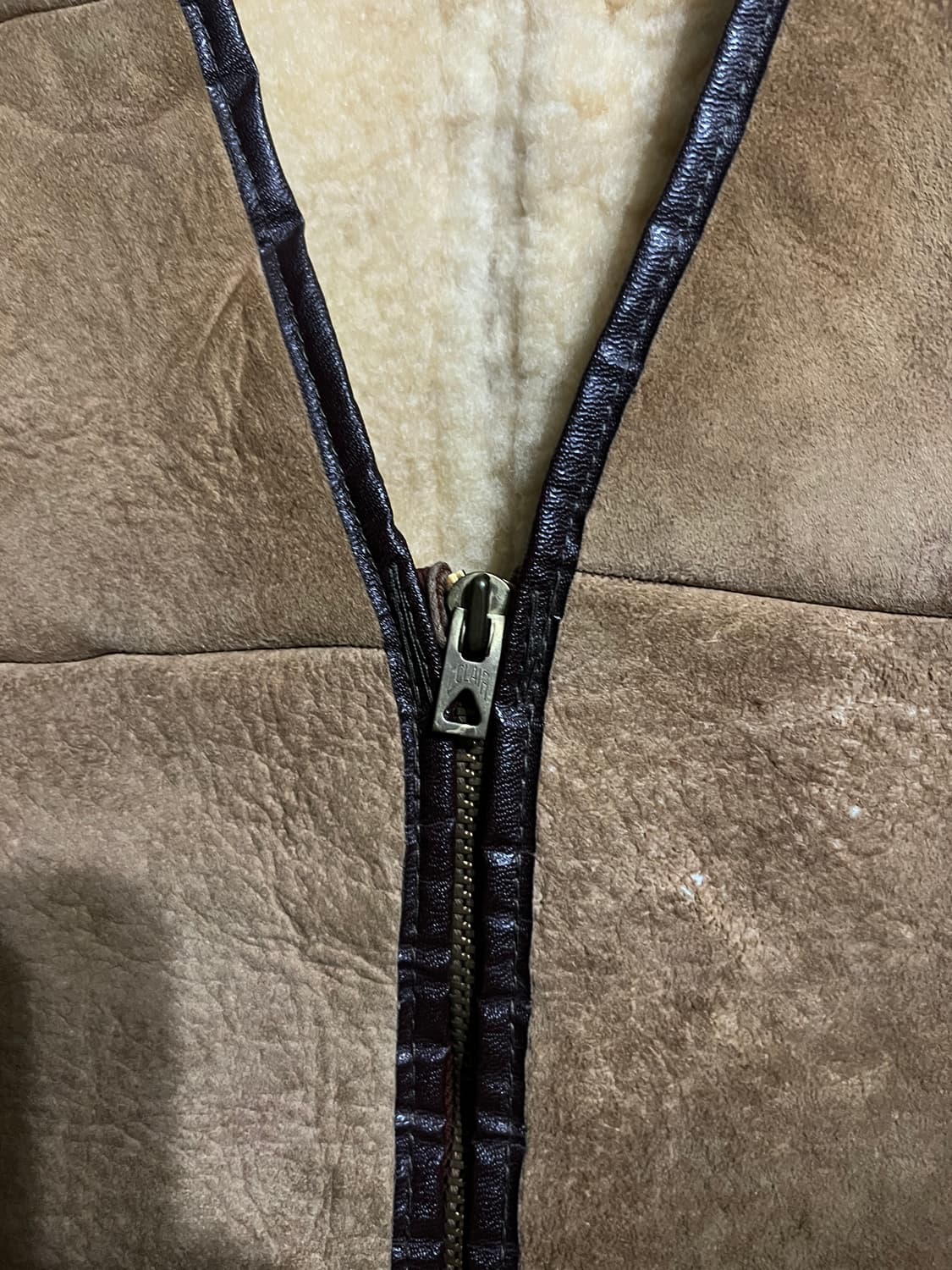 1950s French Shearling Vest  상품이미지4