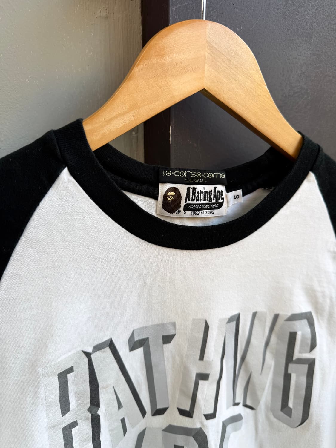 S/ 베이프 레글런 7부 라운드 반팔 상품이미지5