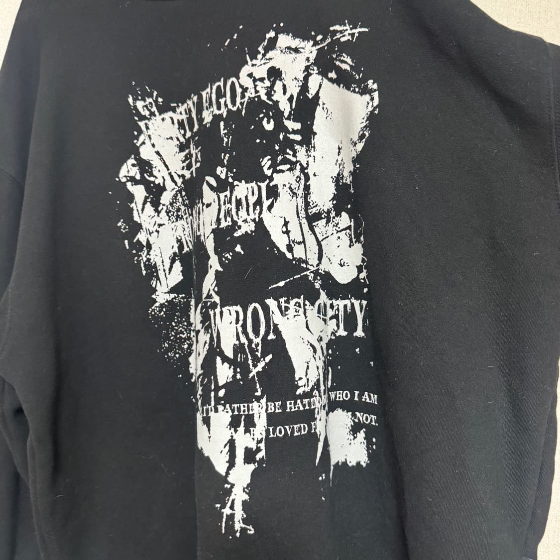 낫포너드 기모 맨투맨 XL 팝니다! 상품이미지5