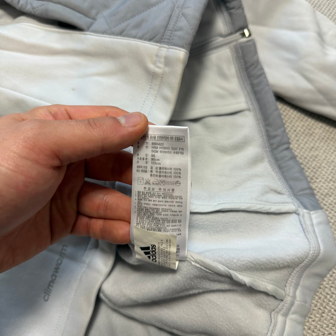 아디다스 기모 하이브리드 자켓 상품이미지4