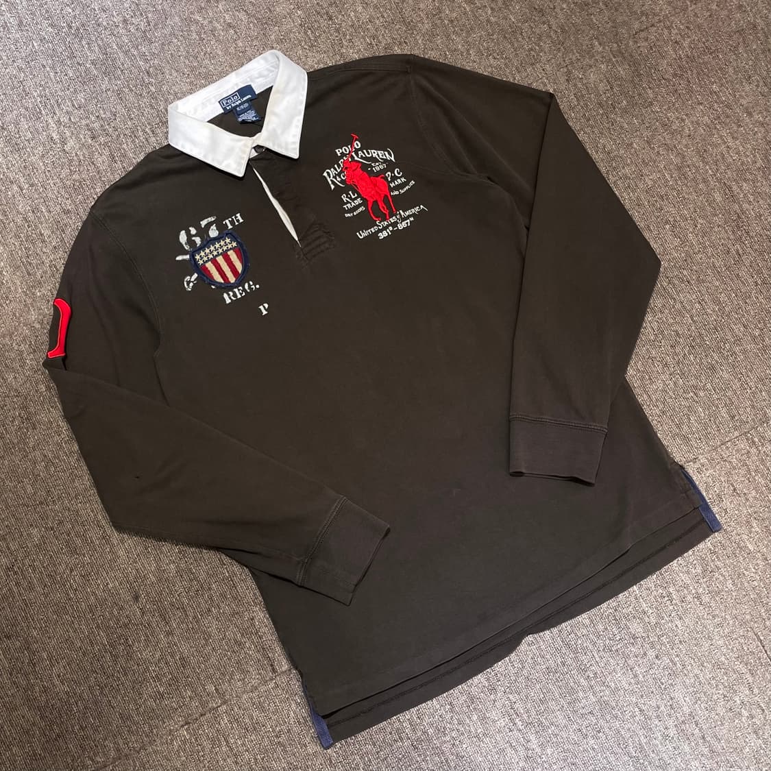 (XL) POLO 폴로 랄프로렌 카라 럭비티 빅포니 상품이미지1