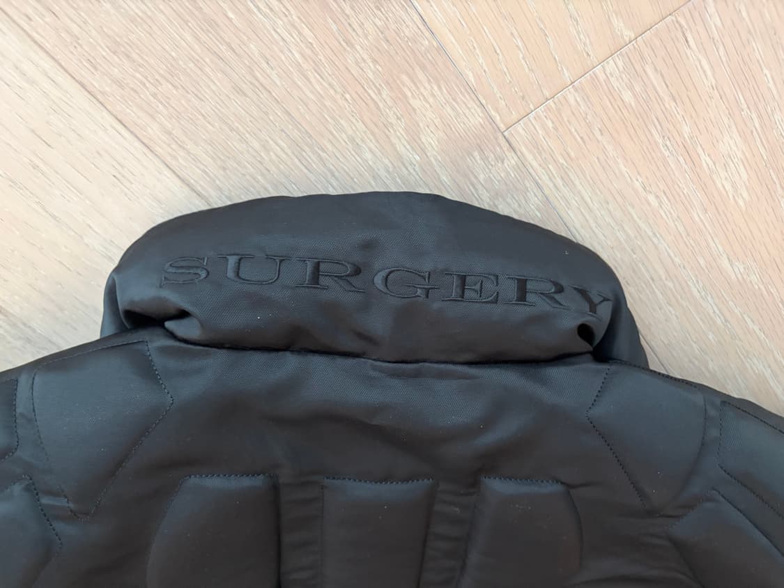 L 써저리 바이커 엠보싱 푸퍼 자켓 상품이미지4