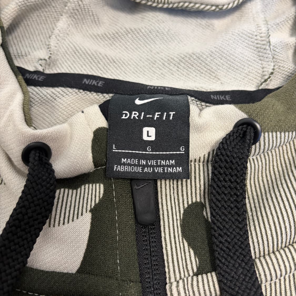 나이키 드라이 핏 카모 후드집업 상품이미지3