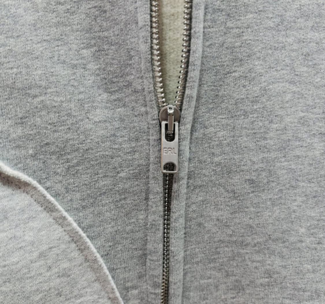 ERL 스월후드집업 그레이 상품이미지4