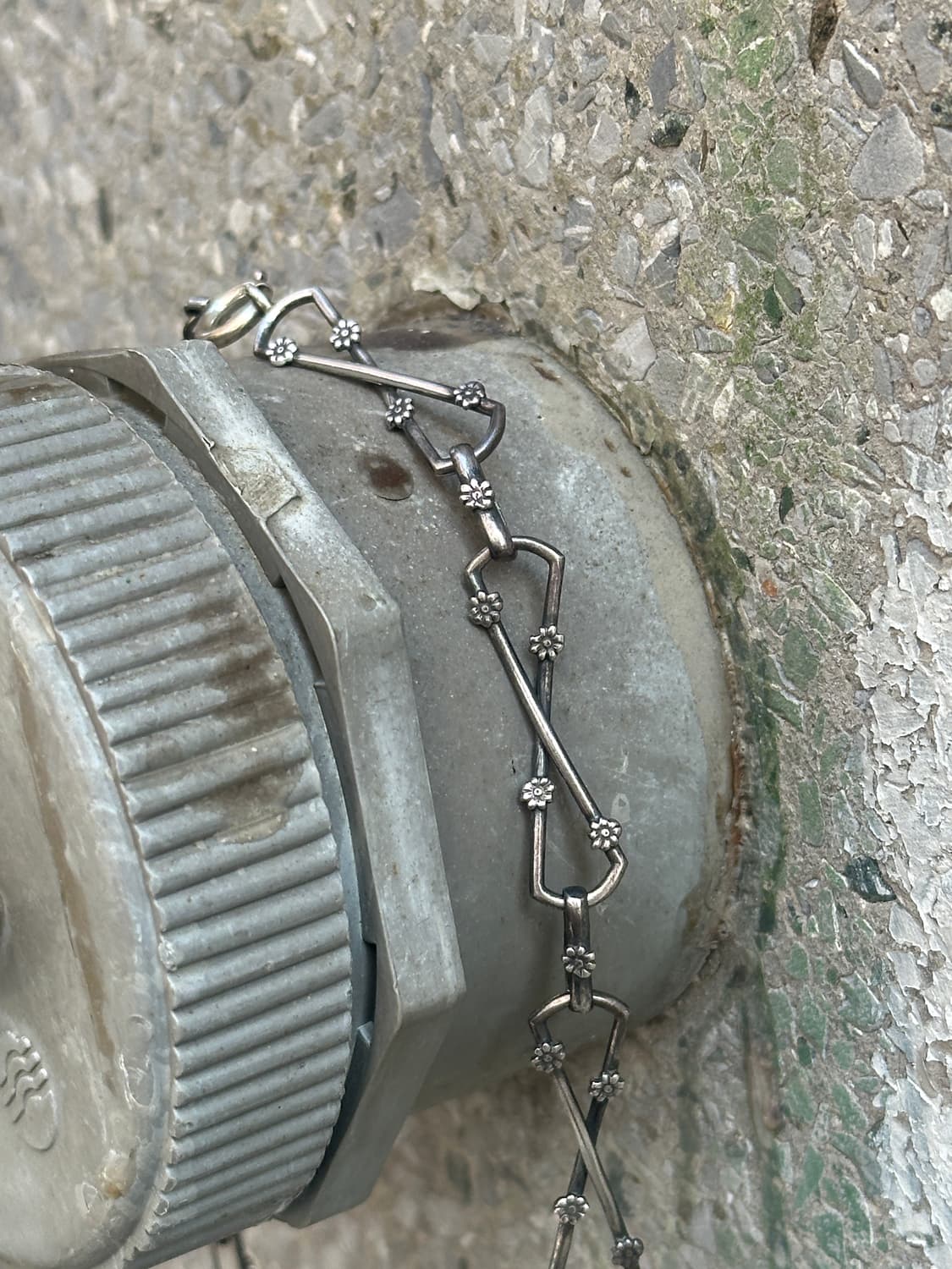 Vintage 925silver chain necklace 상품이미지3