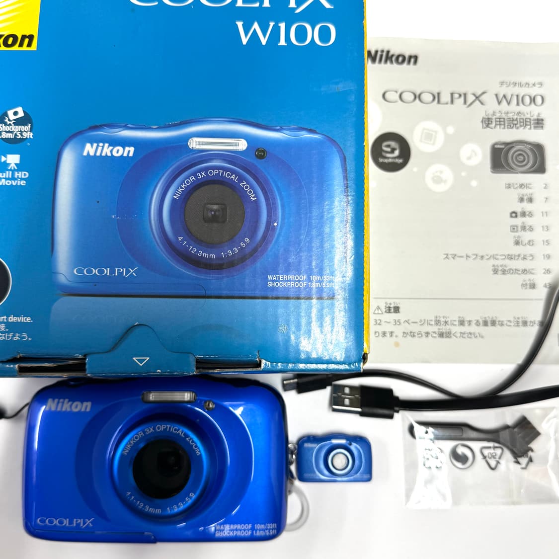 작례o ,미니어처 증정💖 니콘 쿨픽스 w100 / Nikon 상품이미지4
