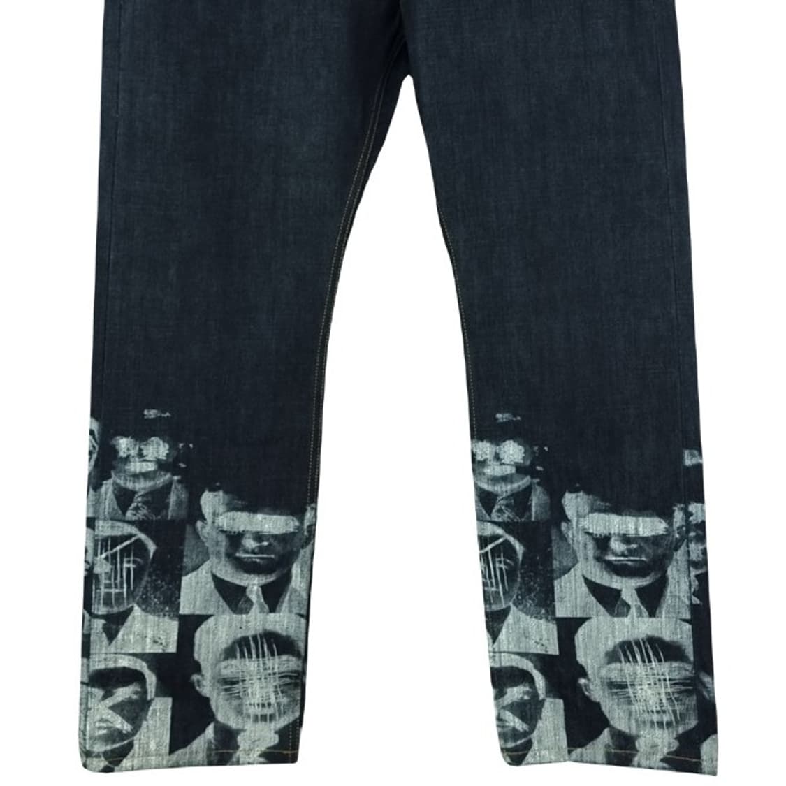 [아임낫어휴먼비잉] 펑크 그래픽 프린팅 데님 팬츠 청바지 M18758 상품이미지5