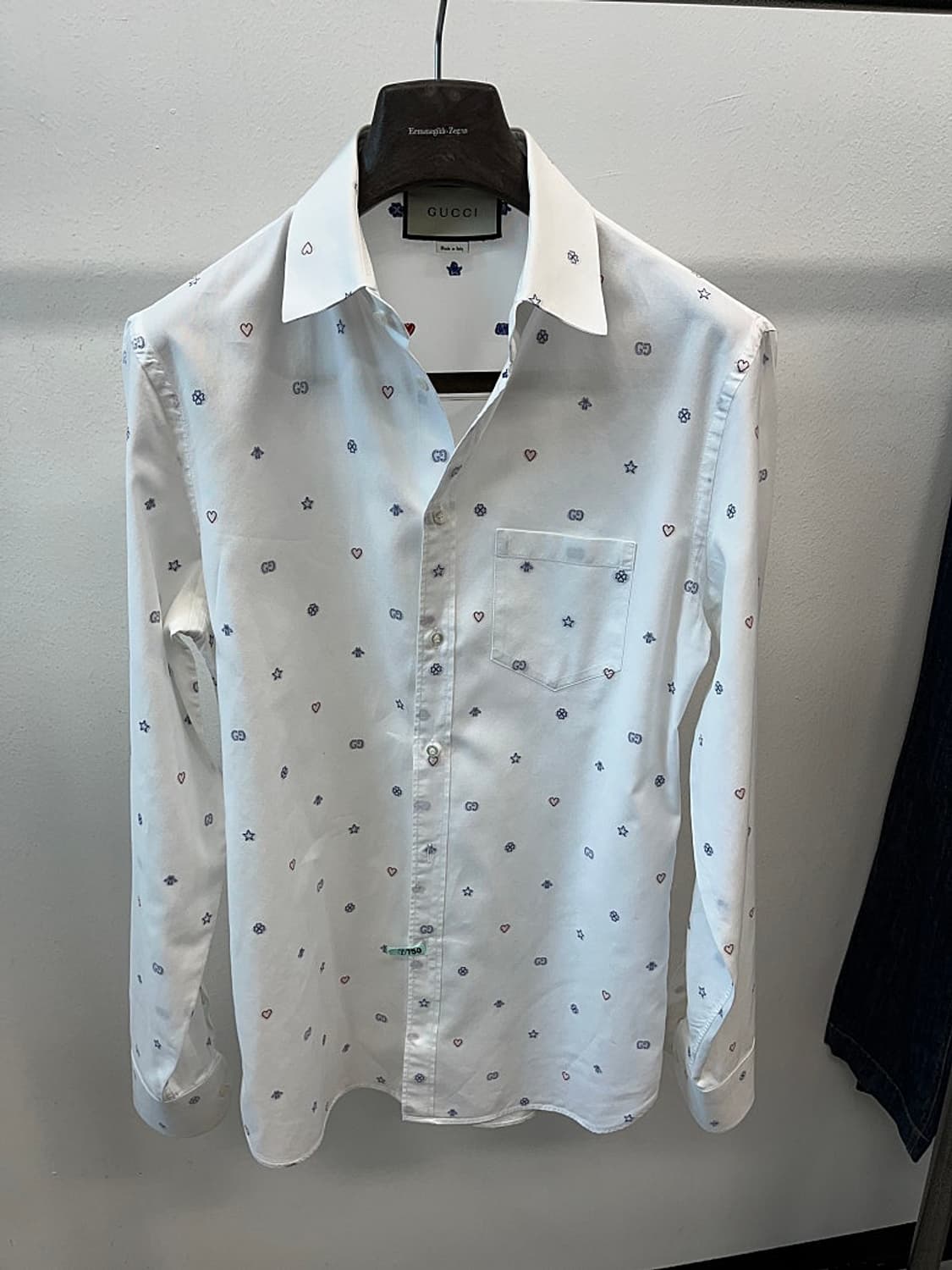 100) 구찌 로고패턴 화이트 셔츠  상품이미지4