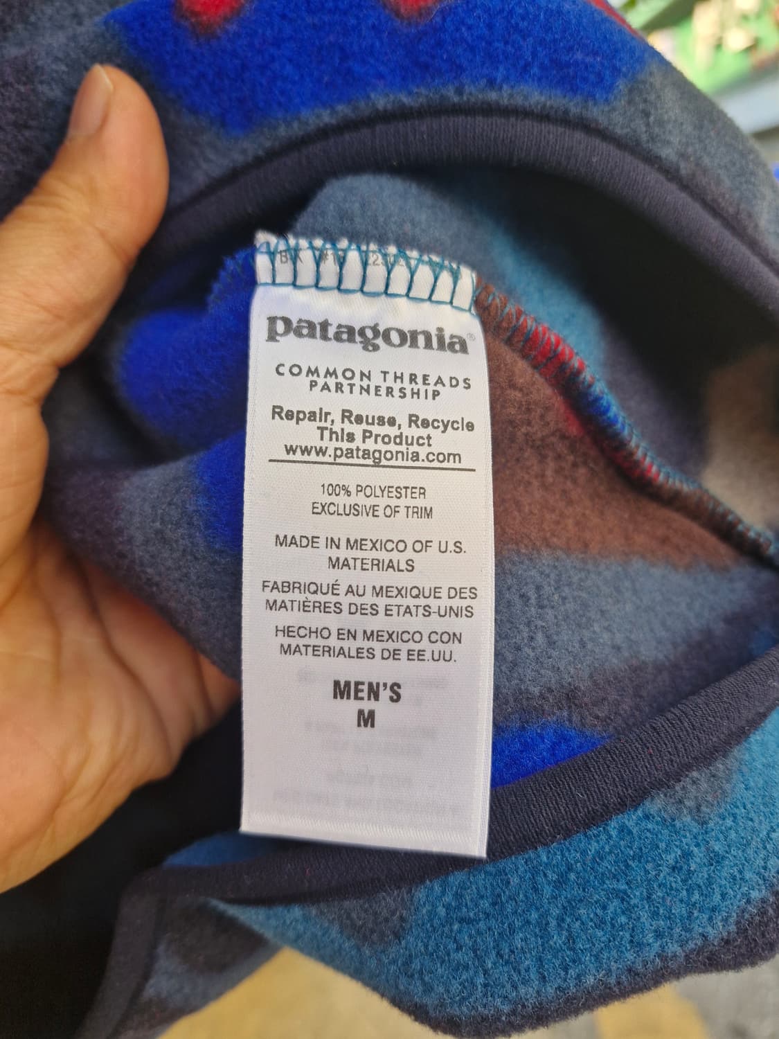 Z-174 파타고니아 신칠라 아즈텍 네이티브 dead stock 상품이미지6