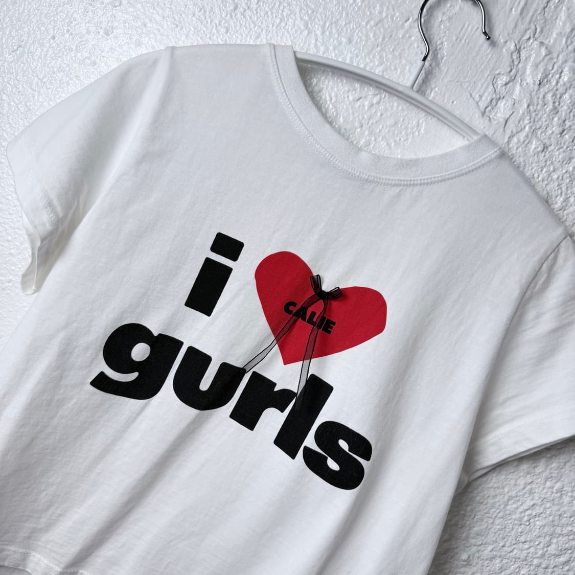 애즈이프캘리 CALIE GURLS T-SHIRT WHITE 상품이미지4