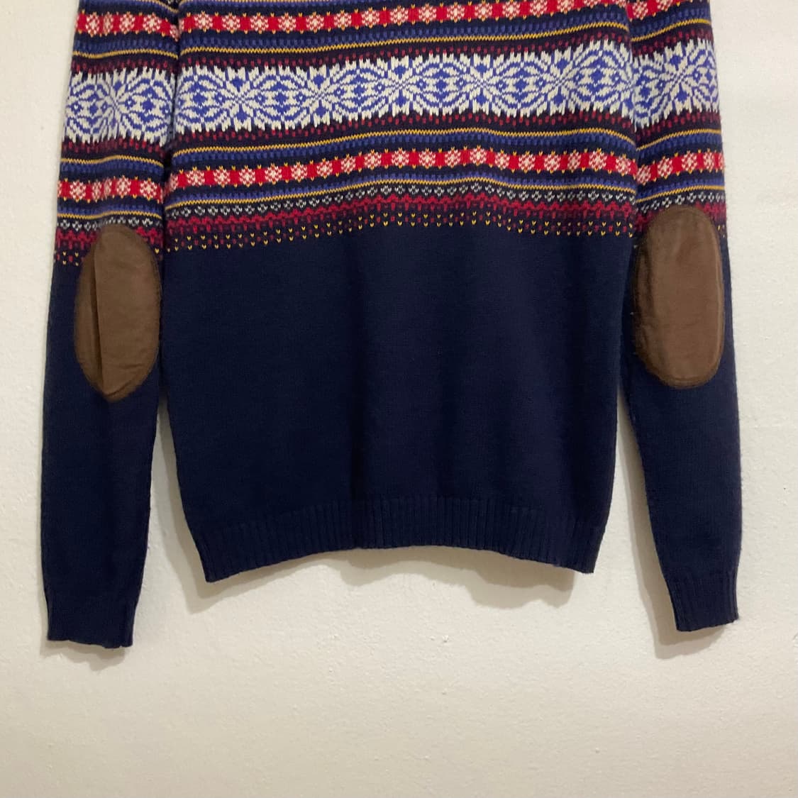 타미 힐피거 엘보 패치 페어아일 니트 상품이미지5