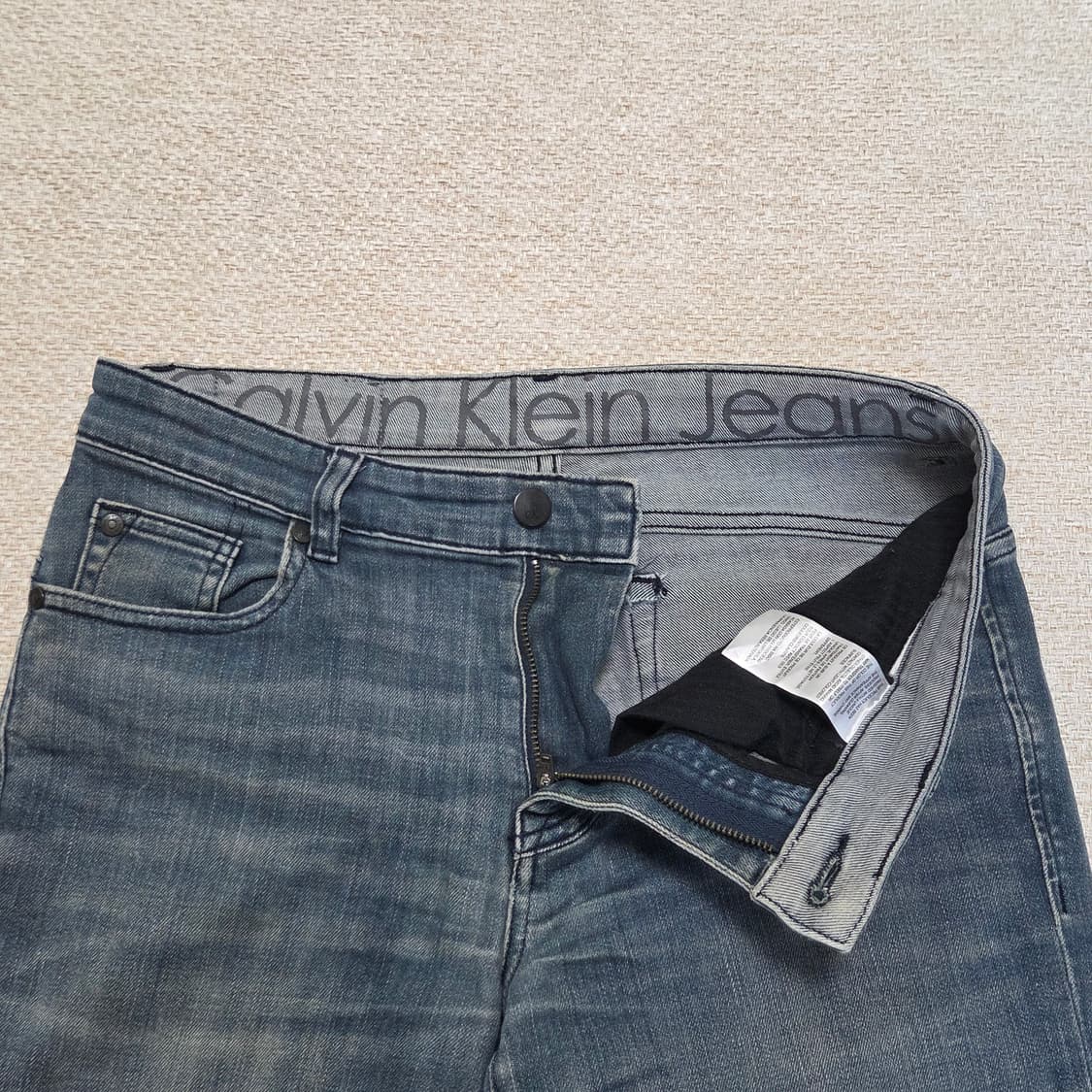 Calvin Klein Jeans ck 스트레이트 데님 청바지 상품이미지3