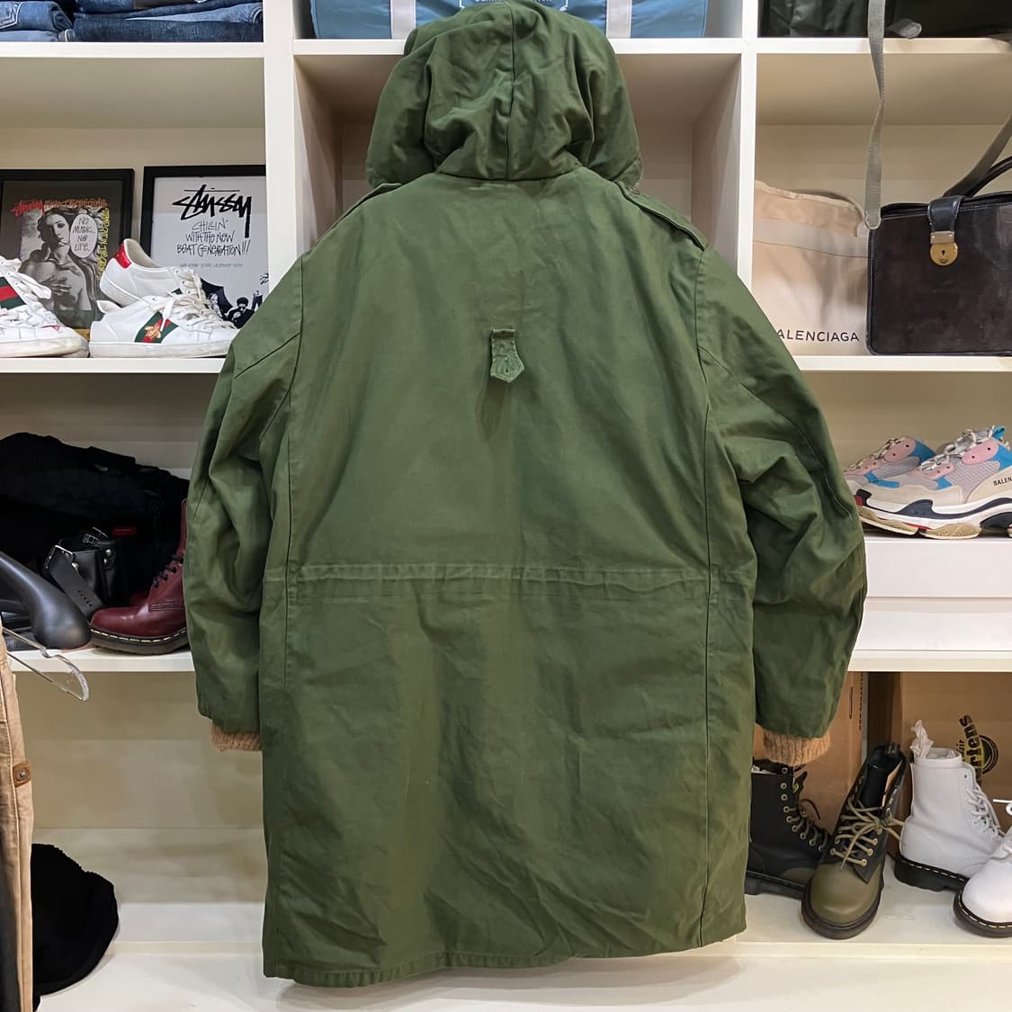 Military 밀리터리 C54 카키 후드 야상 점퍼 상품이미지3