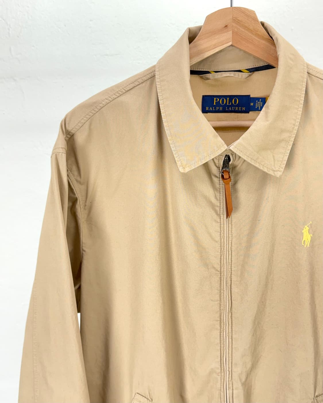 폴로 랄프로렌 베이지  코튼쉘 옐로우 포니 베이포트 자켓 상품이미지2