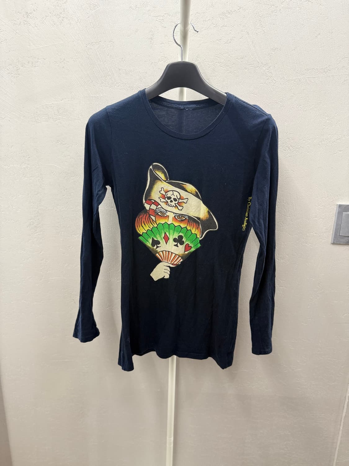 에드하디 바이 크리스찬 오디지에 여성 해적 그래픽 롱슬리브 티  상품이미지2