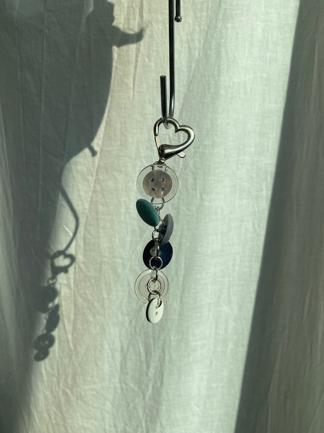 vintage button keyring_blue cup 상품이미지4