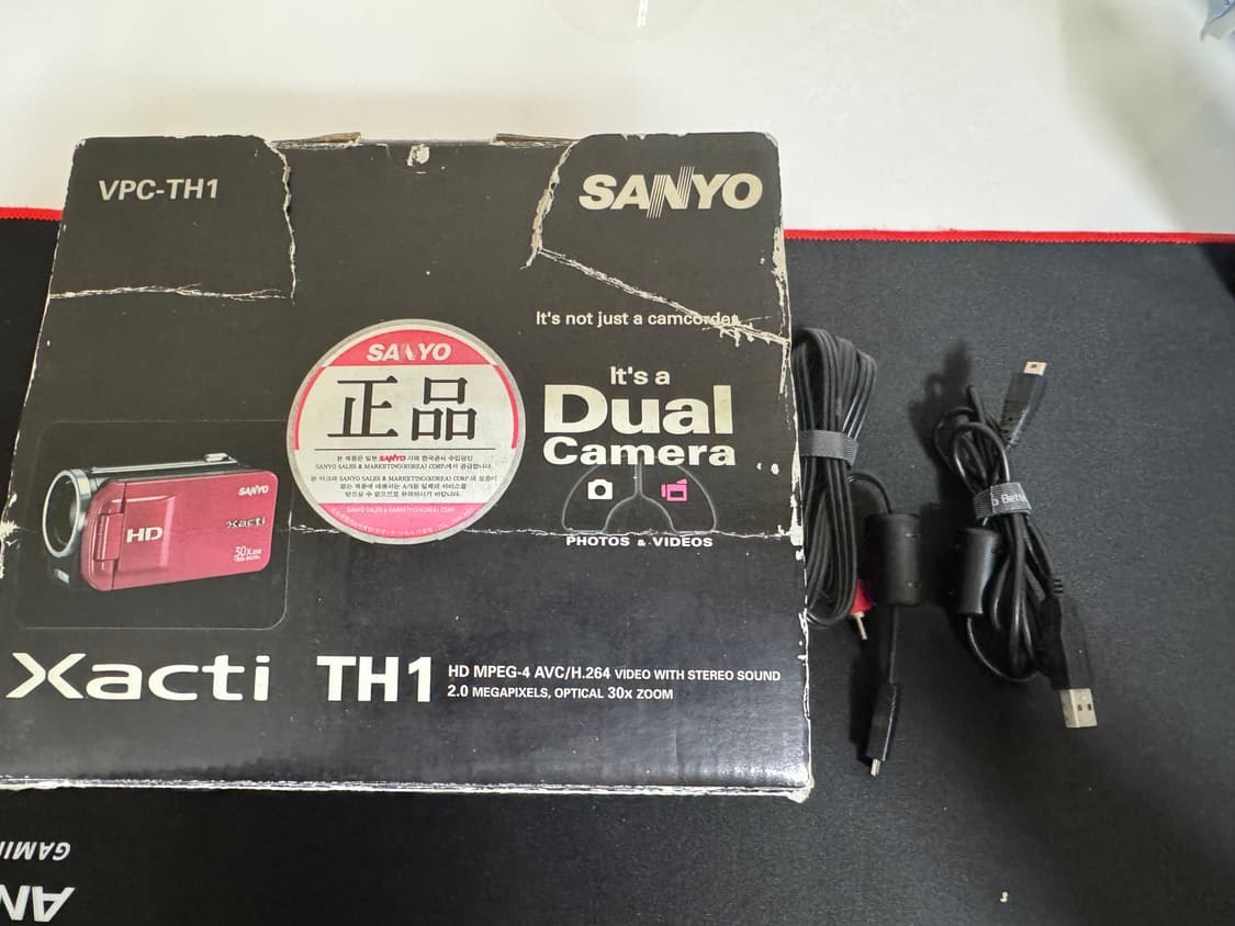 [박스O] 산요 작티 VPC-TH1 캠코더 디카 상품이미지2